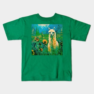 ALPACA PAINTING Kids T-Shirt